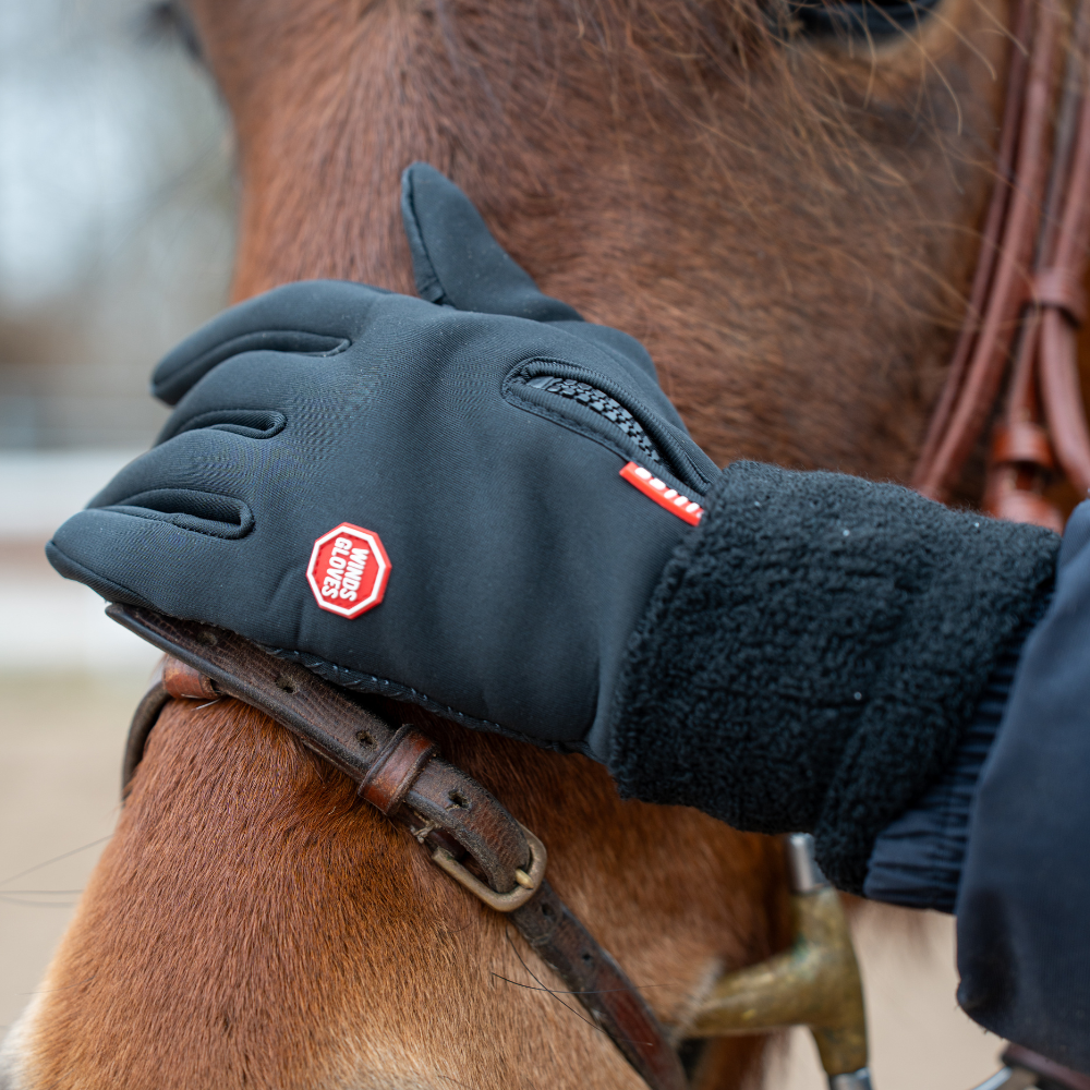 Winterhandschuhe mit Touchscreen Funktion und Nasentropfenfänger