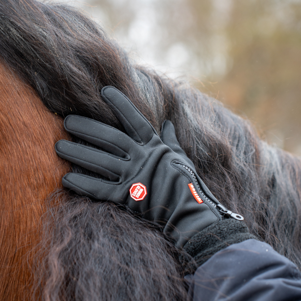 Winterhandschuhe mit Touchscreen Funktion und Nasentropfenfänger