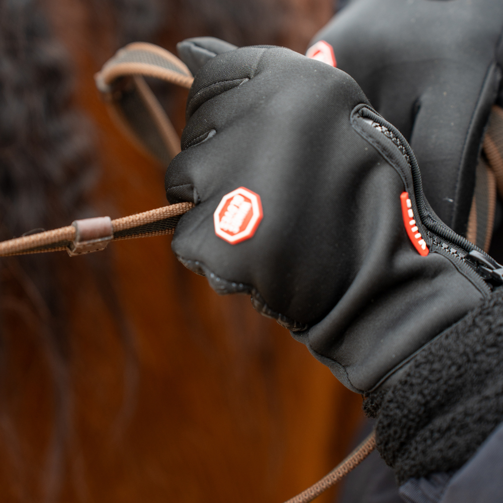 Winterhandschuhe mit Touchscreen Funktion und Nasentropfenfänger