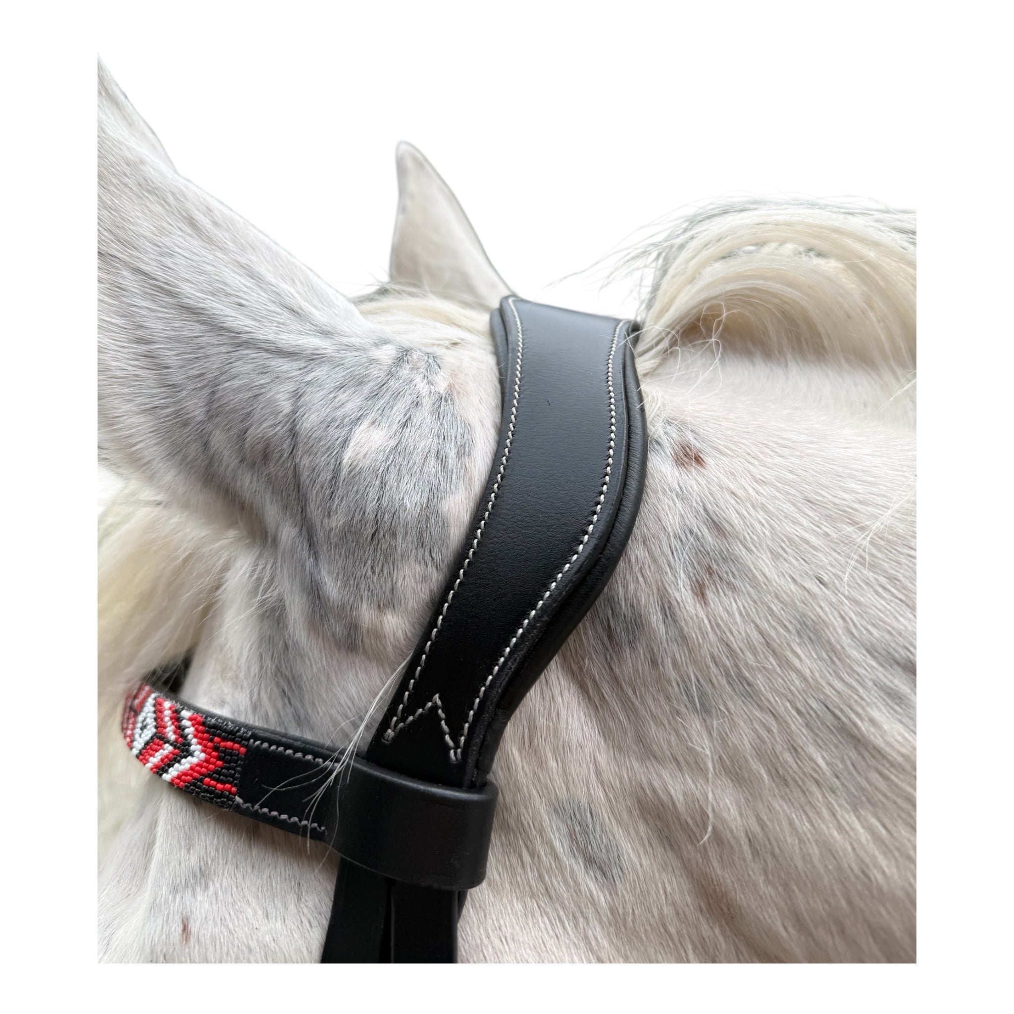 Trense mit Perlenstirnband und gratis Gürtel