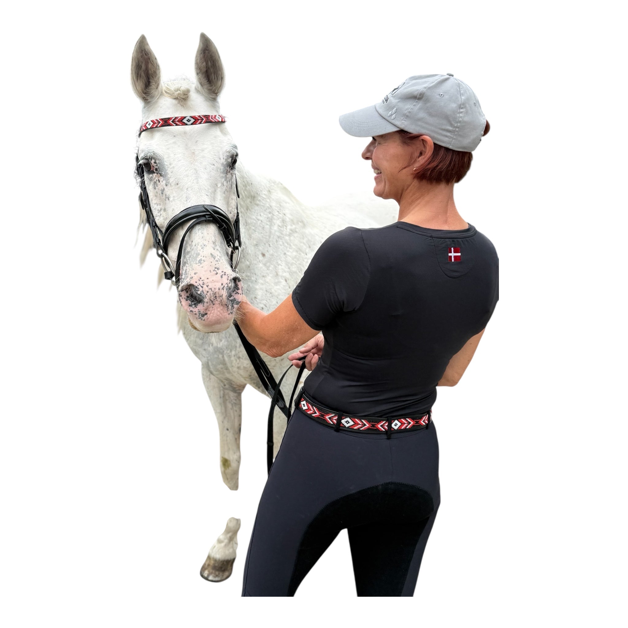 Trense mit Perlenstirnband und gratis Gürtel