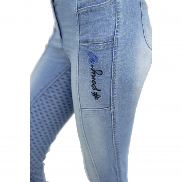 Jeansreithose "Ponylove", Top-Grip