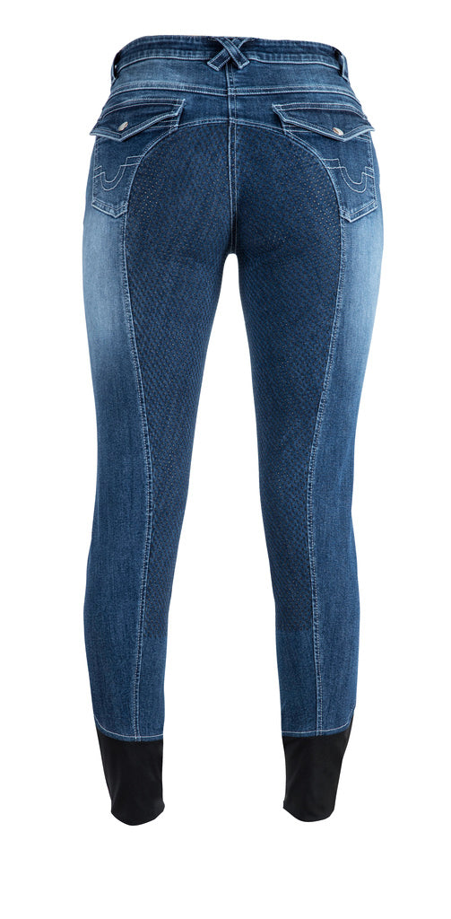Super coole Denim-Stiefelreithose, extra Lang